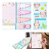 1Pc Cute Axolotl Sticky Notes Strong Stickiness Cute Cartoon Pastel