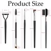 Eyebrow Brush 5 Pcs Set, Fine Eyeliner Brush,Eyebrow Brushes Eyelash