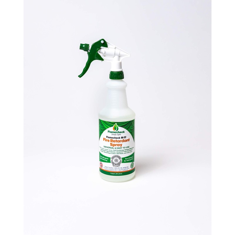 Flamecheck M-111 Fire Retardant Spray. (Gallon) Class A, Non-Toxic and