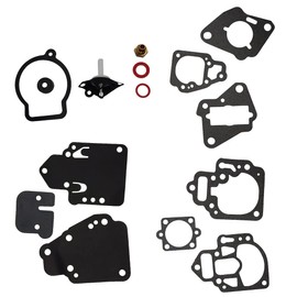 18-7212 Carburetor Rebuild Kit for Mercury Mariner Gasket and Diaphragm Kit FITS Many 6 8 9.9 10 15 20 & 25 HP