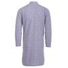 Henry Terre Men's Long-Sleeved Nightdress, Grid Lines Pattern, Chest Pocket,