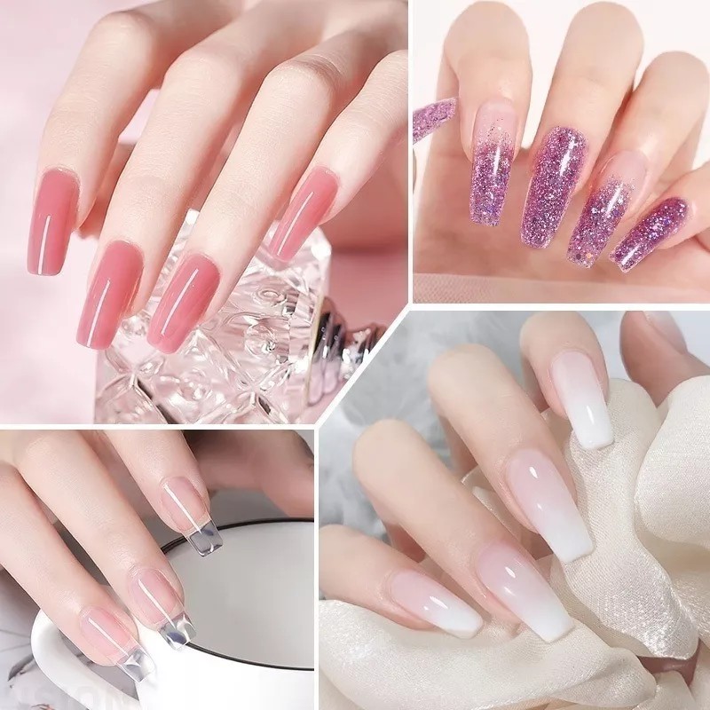 RafnaLina Set De Gel De Polietileno Con Lámpara Para Uñas,
