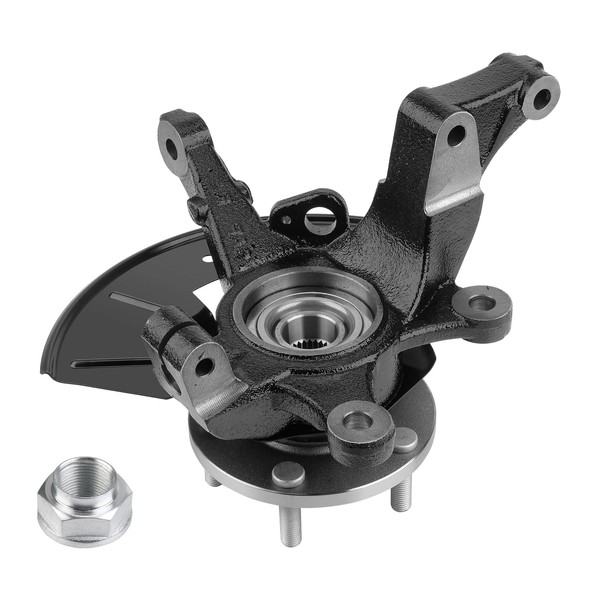 Front Steering Knuckle & Wheel Bearing Hub Assembly Compatible with