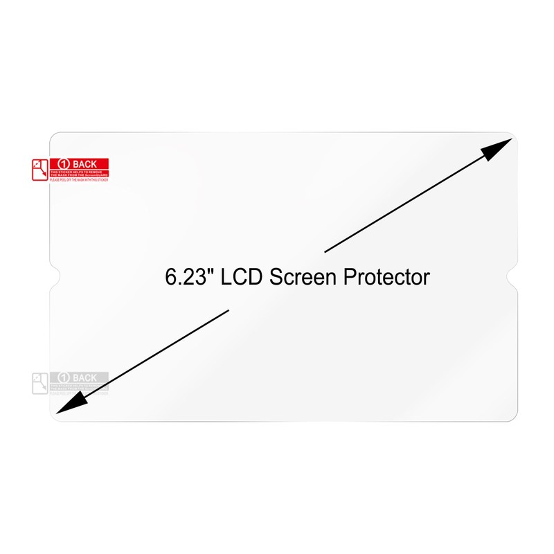 HIKUDIY 5PCS 6.23″ LCD Screen Protector Film - Scratch-Resistant High