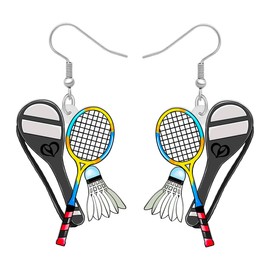 BONSNY Acrylic Cute Dangle Physical Culture Sports Earrings for Women Girls Jewellery Gifts Funny Sensitive Ears Hypoallergenic Charms, Acrylic, Not applicable