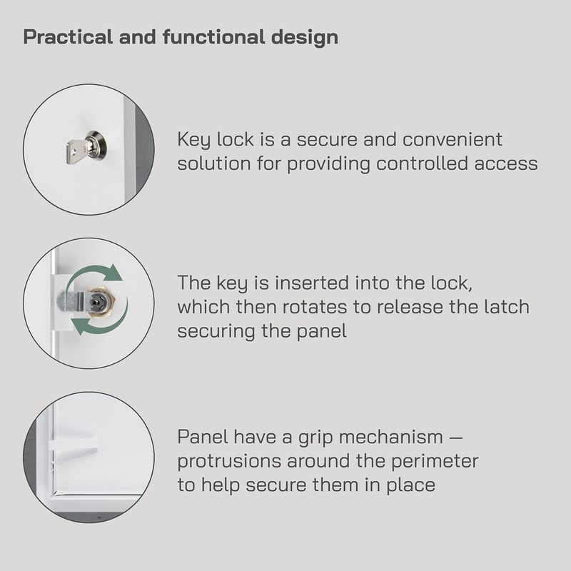 Vent Systems Lockable Access Panel for Drywall 16 x 24