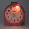 Atlanta 2127/17 Children's Alarm Clock without Ticking Analogue Girls Pink