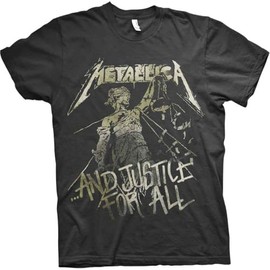 Metallica 'Justice Vintage' (Black) T-Shirt (x-Large)