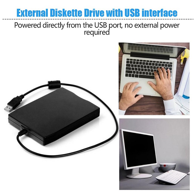 USB External Floppy Disk Drive Portable 3.5 inch Floppy Disk