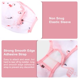 Accmor 3 Pack Long Sleeve Baby Bibs, Waterproof Sleeved Bib, Toddler Soft Bib for 6-24 Months