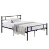 VECELO Metal Platform Bed Frame Queen Size with Headboard and