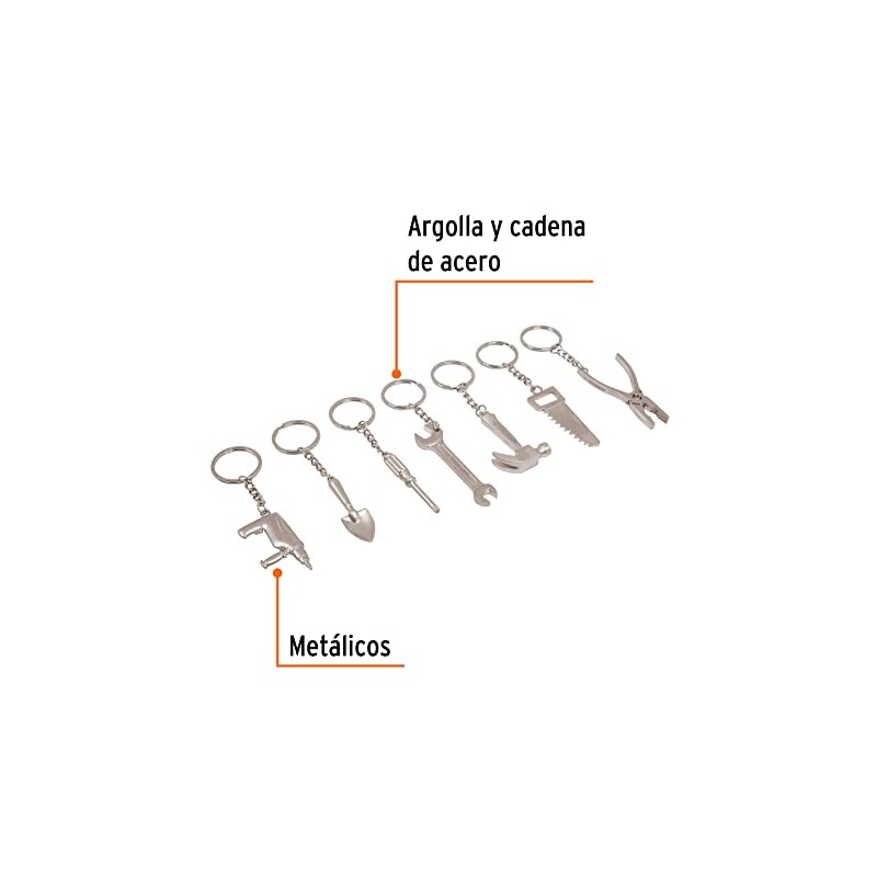 Truper LLA-49, Llavero tipo herramienta, 1 pieza surtida