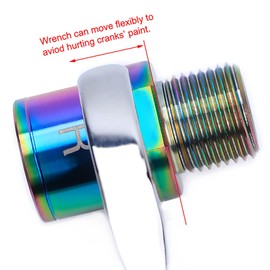 Bike Pedal Extenders, Titanium Alloy Extended Pedal Spacer with Washers Extended 16/20mm Hollow Foot Pedal Extenders for 9/16" Threaded Pedals Bike SPD MT MTB BM