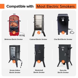 1650W Electric Smoker Heating Element Adjustable Thermostat Controller