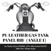 AC-MTORC PU Leather Gas Tank Panel Bib for Harley Dyna
