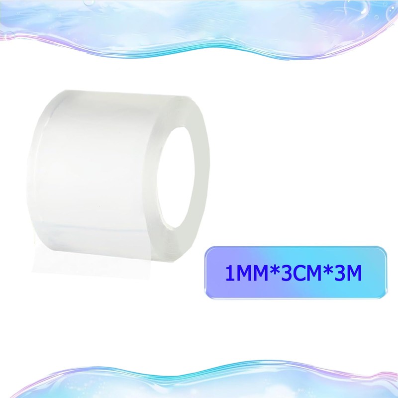 XGTSM Double-Sided Tape - Extra Strong, Reusable, Non-Marking, Washable, 3
