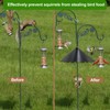 Btfcrochook Squirrel Proof Baffle for Bird Feeder Pole, 16 Inch