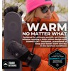 Tough Outdoors Waterproof Ski Mittens Men Women - Insulated Snowboarding