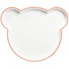 tak JTN-0110-OR Kids Dish Plate Bear Children's Plate Orange 7.5