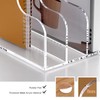 SANRUI Acrylic Desk Organizers, Clear Magazine File Holder, 5 Vertical