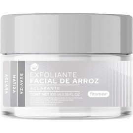 Exfoliante Facial de Arroz Aclarante, Natural, 100 ml