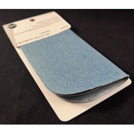 Dritz - Denim Iron-On Patches - Faded Blue - 5 x 5-Inch - 2 Pieces/Patches