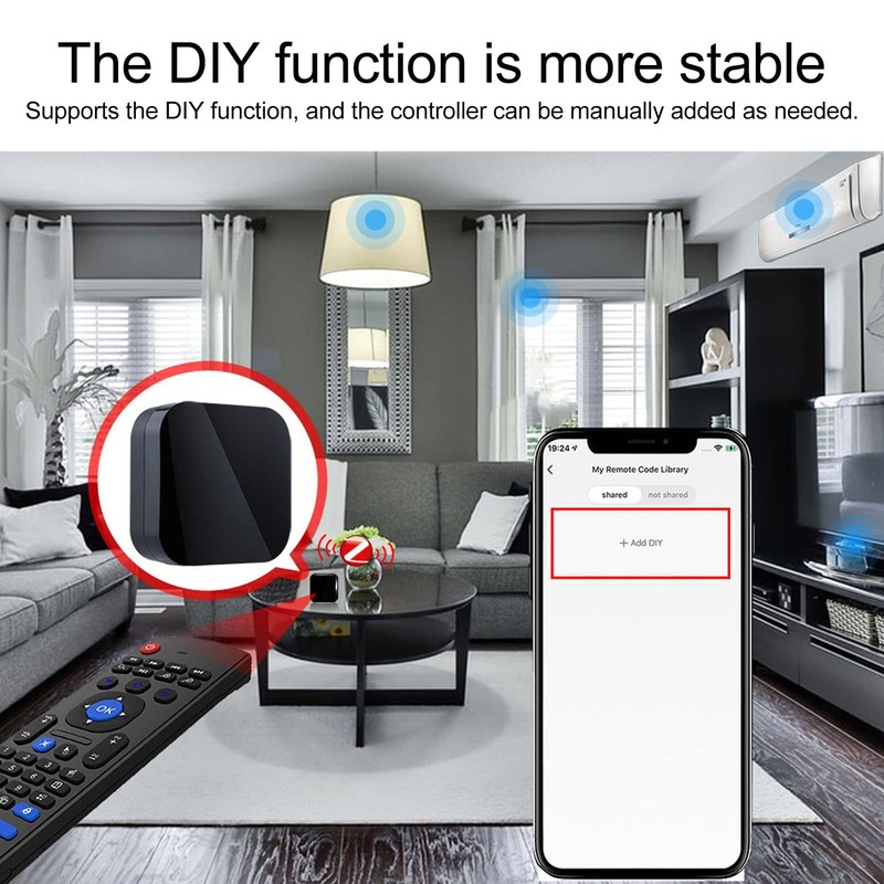 Infrared Universal Remote Controller Tuya Zigbee Home Smart App with
