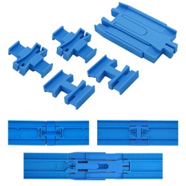MicroBase 619171 Plastic Rail Compatible Male and Male Convex Joint (Double-sided, Accidental Swallowing Prevention Type) x 2, Female Female Concave (Double-sided Type) x 2, Telescopic Rail (Single