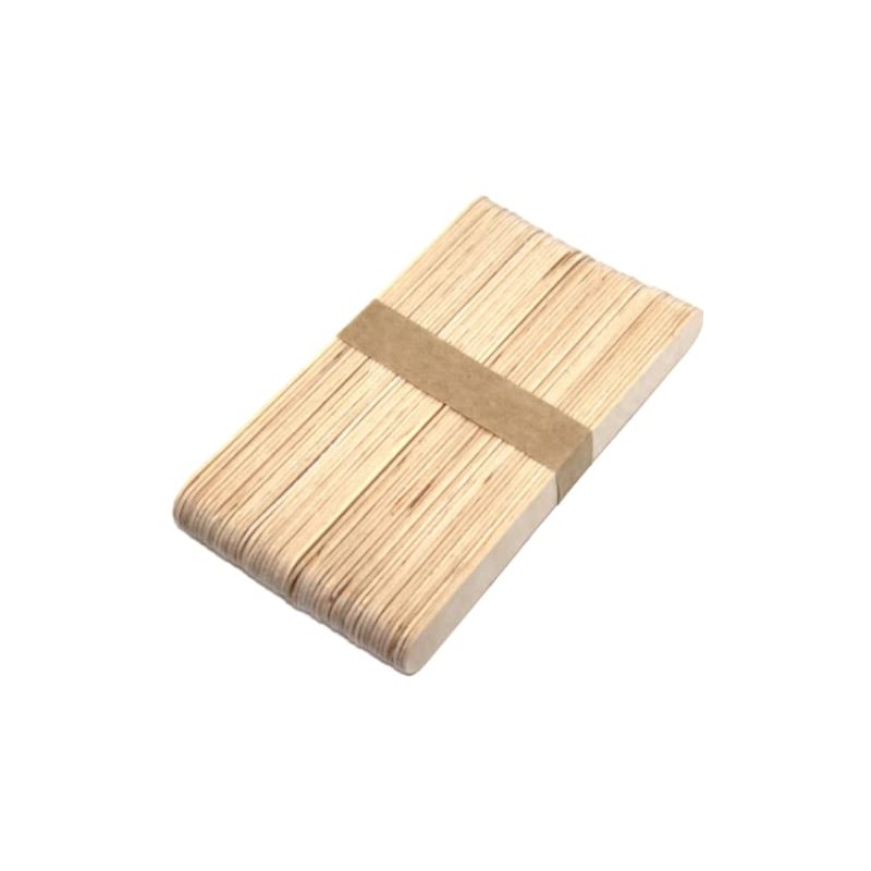 50pcs Wooden Lolly Jumbo Popsicle Sticks Lollipop Craft Sticks Plain