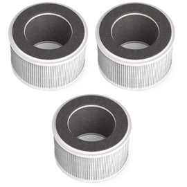 Nispira True HEPA Air Filter Replacement Compatible with hOmeLabs 3-in-1 Compact Ionic HEPA Air Purifier, 3 Packs (NOT COMPATIBLE WITH OTHER BRAND BUT ONLY HOMELABS COMPACT AIR PURIFIER)