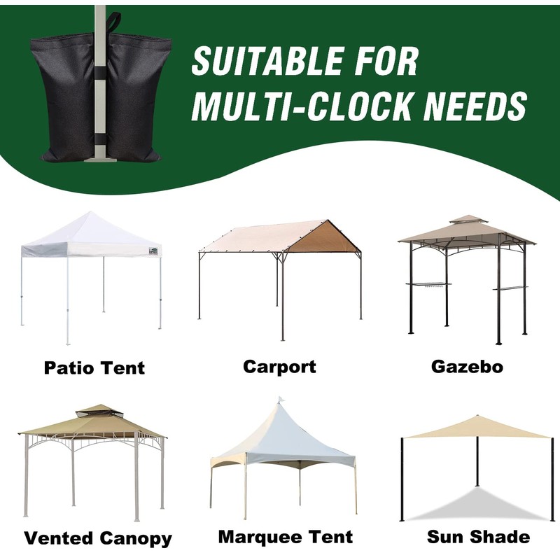 Eurmax USA Sandbag Tent Weights Bags, for Patio Umbrella Base,Outdoor