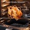 Viretec Air Fryer Silicone Liners 2 Pack, Reusable Square Airfryer