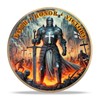 IELCJJ Knights Templar Challenge Coin -Christian Challenge Coin - Knight