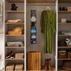 Relaxdays Wardrobe Hanging Shelf, 6 Compartments, Fabric, 92 x 15.5