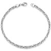 Materia byzantine chain, 925 silver, wristband for men, 3 mm,