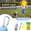 YUCHIYA Dog Poop Bags Holder with LED Flashlight, Sky Blue,