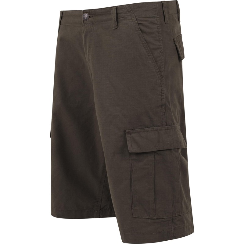 Urban Classics Men's Camouflage Cargo Short, Green - Grün (olive