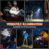 Huccbs 2 Pack Rechargeable Flashlights High Lumens, Super Bright Flash