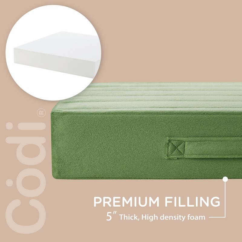 Codi Thick Replacement Couch Cushions, Upholstery Foam with Washable Covers