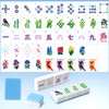 160 Pcs American Mahjong Set, 1.2 x 0.8 Inches MahJong