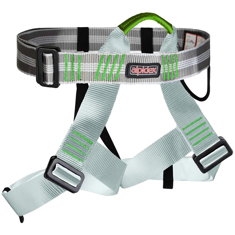 Universal climbing harness TAIPAN by Alpidex, Colour:green pepper