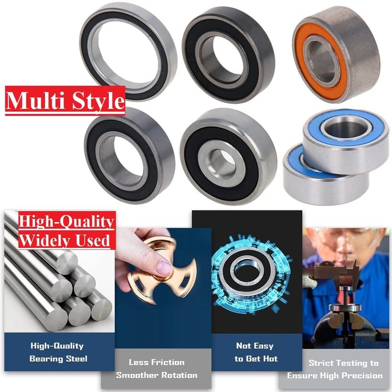 Othmro 607ZZ Deep Groove Ball Bearing 7mm x 19mm x