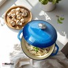 MUELLER HOME 4.5 QT Enameled Cast Iron Dutch Oven, Heavy-Duty