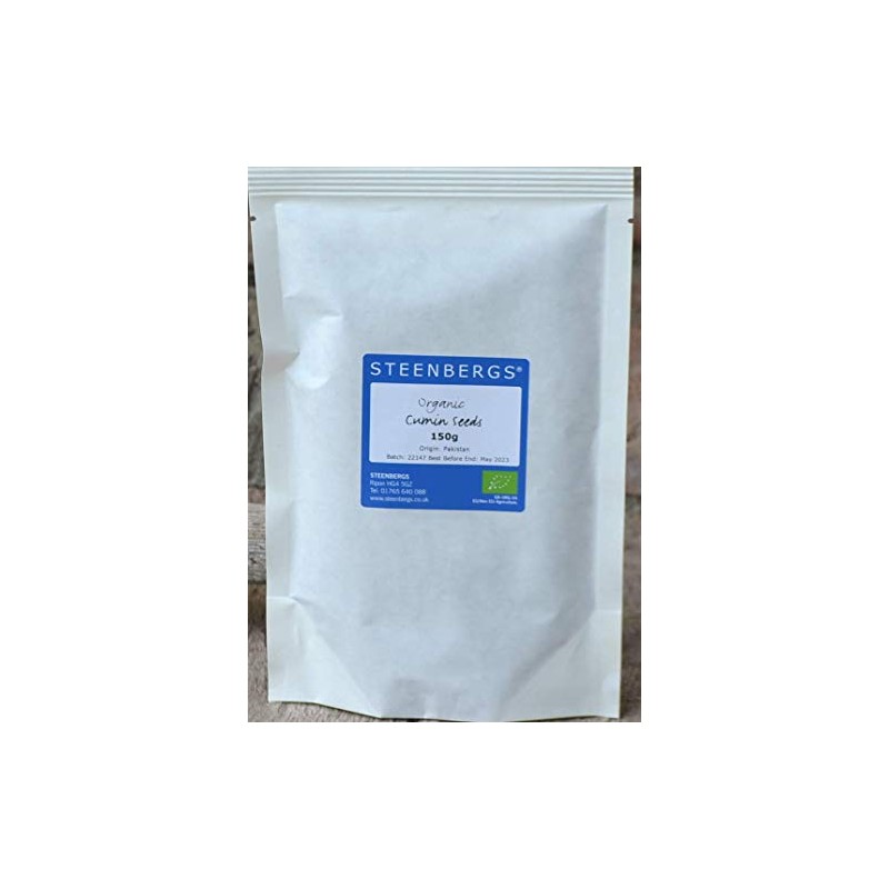 Steenbergs Organic Cumin Seeds 150g