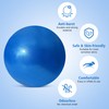 TRIXES Blue Pilates Ball Exercise Exercise Ball Made of PVC