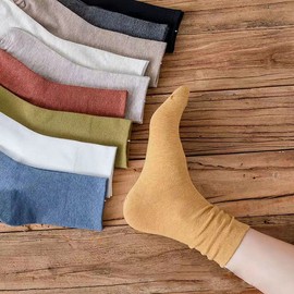 Lucky Box Pure Cotton Women's Summer Fashion Socks Random 10 Pairs Ankle Middle Neck Fake Socks See-through / 럭키박스 순면 여성 여름 패션 양말 랜덤 10켤레 발목 중목 페이크 삭스 시스루