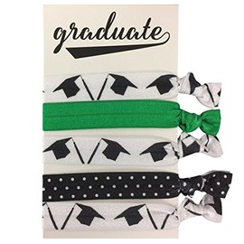 Graduation Accessories, Graduation Hair Ties, Graduation Gift for Girls, No Crease Graduate Cap Elastics Set, Gift for Graduation