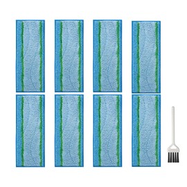 MXZONE 8 Pack M6 Mopping Wet Pads for iRobot Braava Jet m6 (6110, 6012, 6112, 6113) Ultimate Robot,Wet Mopping Pads Compatible with Braava Jet m Series,Washable and Reusable Roomba Mop Pads