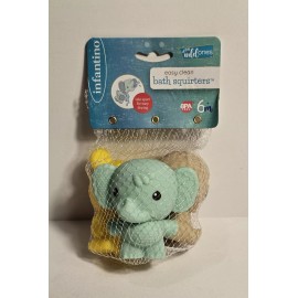 Wee Wild Ones Infantino Wee Wild Ones Easy Clean Baby Bath Squiters Toys 3 Pack