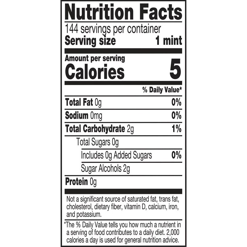 Breathsavers Peppermint Rolled mints, 12 per roll (Pack of 48)